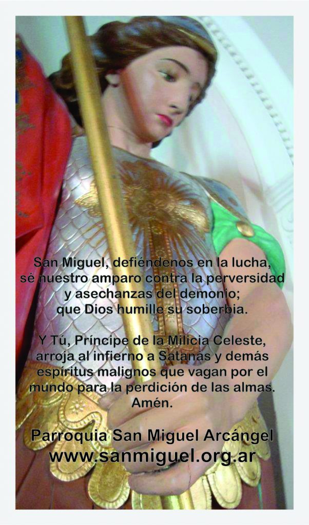 ORACION A SAN MIGUEL ARCANGEL Oración de San Miguel Arcángel