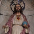 Primer plano de la imagen del Sgdo. Corazón de Jesús