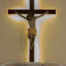 Primer plano de Jesús Crucificado