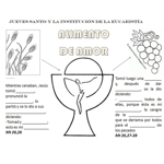 Jueves Santo (para imprimir y completar)