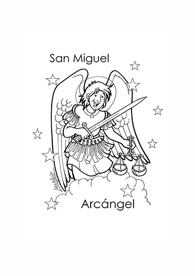 Dibujo para colorear modelo 4 (archivo JPG)