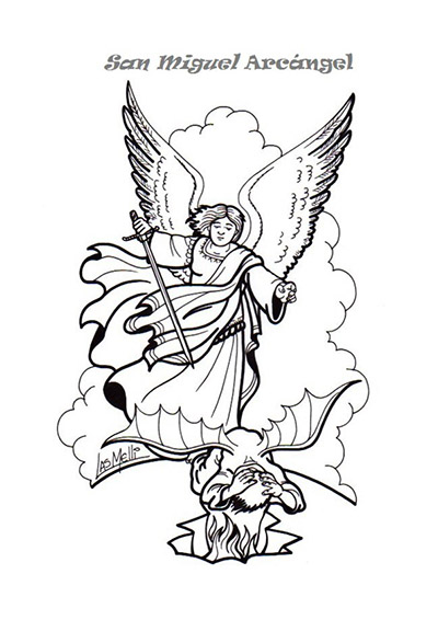 Dibujo para colorear modelo 5 (archivo JPG)
