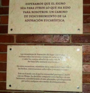 Placas Milagro Eucarístico Buenos Aires