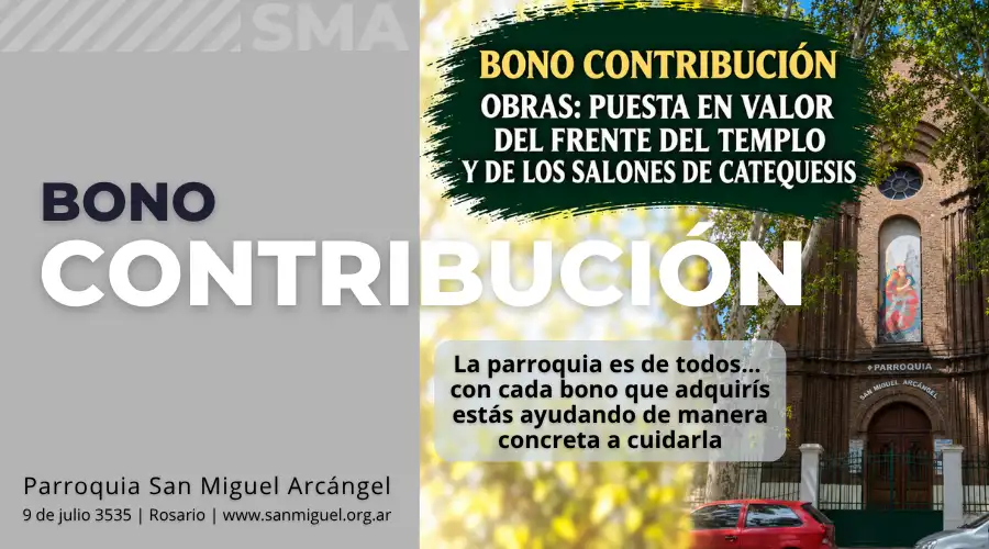 Bono pro obras parroquiales